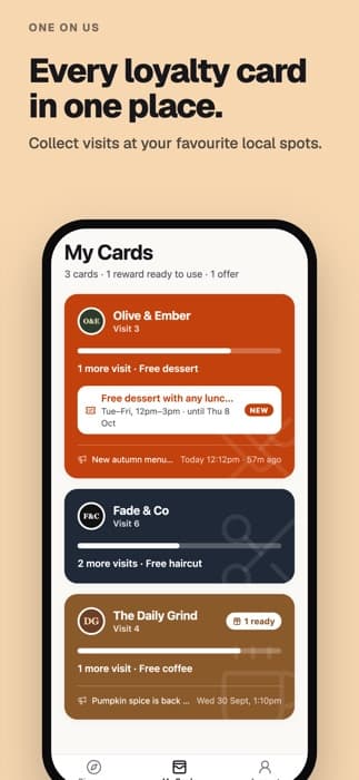 App Store screenshot: every loyalty card in one place